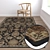 Luxury Carpet Set: High-Quality Textures, 3 Distinct Designs 3D model small image 5