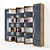Custom Corner Bookcase | 3400x500x2695mm 3D model small image 2