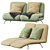 Smile-Twix Sofa: Stylish Transformer 3D model small image 2