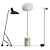 Modern Floor Lamp Set - JWDA, Peek, Tripod 3D model small image 1