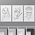 4-Color Set of Photo Frames 3D model small image 1