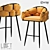 LoftDesigne 30461 Metal Bar Stool 3D model small image 1