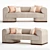 Title: Dahlem Sofa: Elegant Comfort for Your Home 3D model small image 1