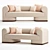 Title: Dahlem Sofa: Elegant Comfort for Your Home 3D model small image 6