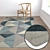 Luxury Carpet Set: High-Quality Textures for Various Perspectives 3D model small image 5