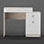 Nord Dressing Table: Sleek and Scandinavian 3D model small image 3