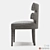 Luxury Gaia Dining Chair 3D model small image 3