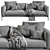 Modern Flexform 2013 Romeo Sofa 3D model small image 5