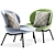 Tellin Lounge Chair: Modern Comfort and Style 3D model small image 2