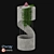 Spline Geometry Interior Fountain 3D model small image 1