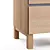 Xander Ash/Navy Blue Bedside Table 3D model small image 2