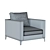 Luxury Andersen Armchair: Russian Elegance 3D model small image 5