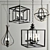 Pendant Light Collection: Elegant Lighting Fixtures 3D model small image 1