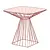 Sleek Glass Tern Table 3D model small image 1