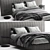 Modern Bed Meridiani Tuyo 2012 3D model small image 3