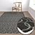 Premium Carpet Set: 3 High-Quality Textured Options 3D model small image 5