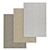 3-Piece High-Quality Carpets Set 3D model small image 1