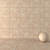 Galaxy Beige Concrete Wall Tiles 3D model small image 1