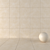 Galaxy Cream Concrete Wall Tiles 3D model small image 1