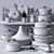 Elevate Your Kitchen: Le Creuset Decorative Set 3D model small image 2