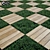 Elegant Decorative Floor Tile 3D model small image 1