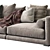 Modern Poliform Bristol Sofa 3D model small image 2