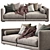 Modern Poliform Bristol Sofa 3D model small image 3