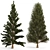 Premium Duo Pines 3D model small image 1
