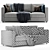 Elegant and Comfortable Ikea Finnala Sofa 3D model small image 4