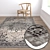 Luxury Texture Carpets Set 3D model small image 5