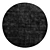 Elegant Circle Rug 3D model small image 2