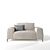 Elegant Morado Loveseat: Exquisite Eichholtz 3D model small image 2