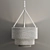 Rustic Woven Pendant Light 3D model small image 3