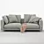 Elegant Flexform Campiello Sofa 3D model small image 4