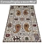 Luxury Textured Carpet Set 3D model small image 4