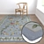 Luxury Textured Carpet Set 3D model small image 5