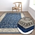 Luxury Carpets Set 924 3D model small image 5