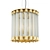 Elegant Glass Cylinder Chandelier 3D model small image 1