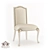 Handcrafted Nicole Chair: Italian Finish & Custom Design 3D model small image 1