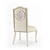 Handcrafted Nicole Chair: Italian Finish & Custom Design 3D model small image 3