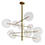 Bolle 100cm Hanging Lamp 3D model small image 1