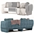 Modern Comfort Muna Luke Sofa 3D model small image 2