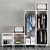 OPHUS Wardrobe - Modern White Storage Solution 3D model small image 4