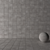 Ares Grey Concrete Wall Tiles 3D model small image 3