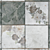 Bloom Flora Concrete Tiles: Elegant Wall Décor 3D model small image 2