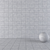 Cayenne Gray Concrete Wall Tiles: Multi-textured, High-definition 3D model small image 1