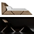 Illuminated Wooden Bed | 2000x1800mm 3D model small image 12