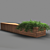 Contemporary Poly Bench 3D model small image 2