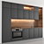 Modern Kitchen with Customizable Modules 3D model small image 3