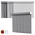 Bali Roller Blind: Customizable & Stylish 3D model small image 1